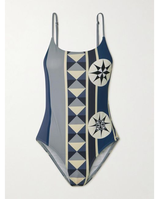 Loewe Blue Paula's Ibiza Printed Swimsuit