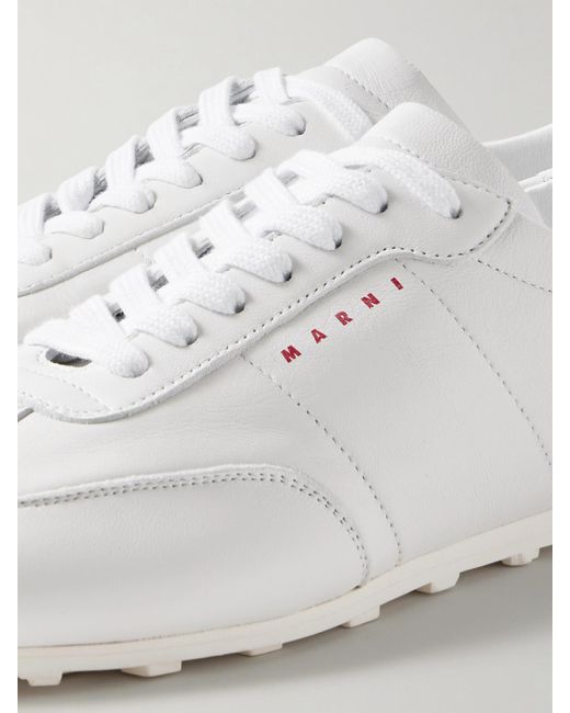 Marni Natural Leather Sneakers