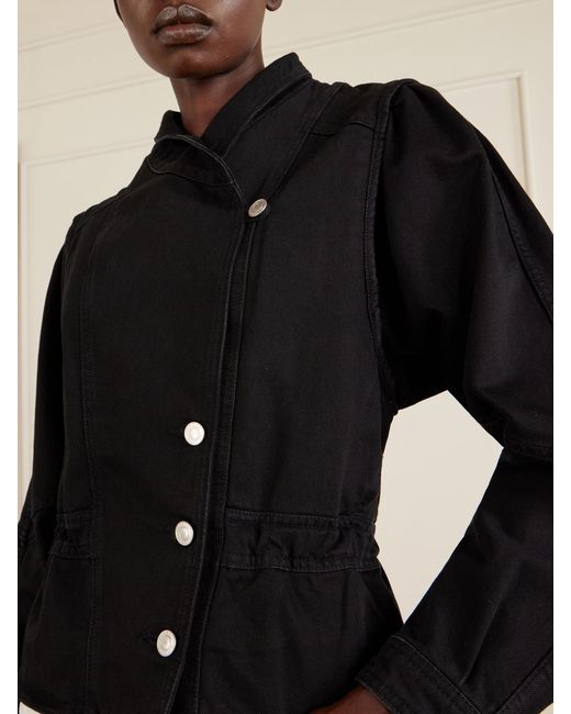 Isabel Marant Black Dolie Denim Jacket