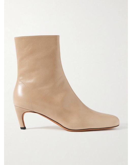 Proenza Schouler Natural Uma Leather Ankle Boots