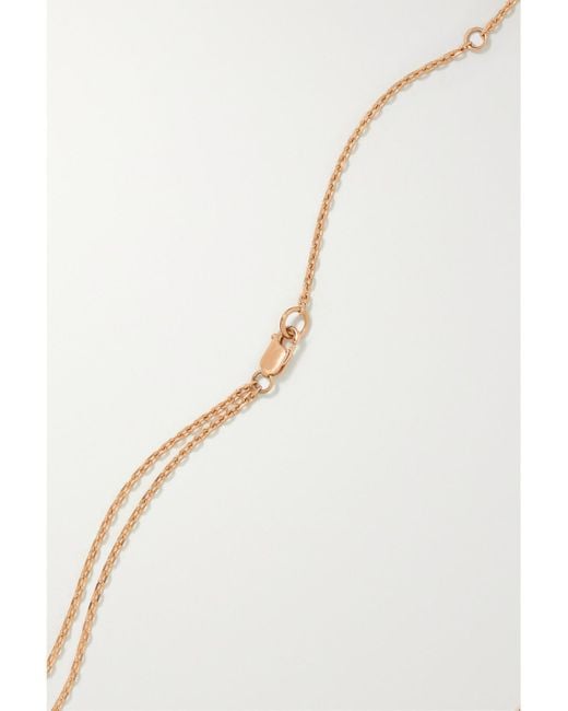 Repossi White Berbère 18-Karat Rose Diamond Necklace
