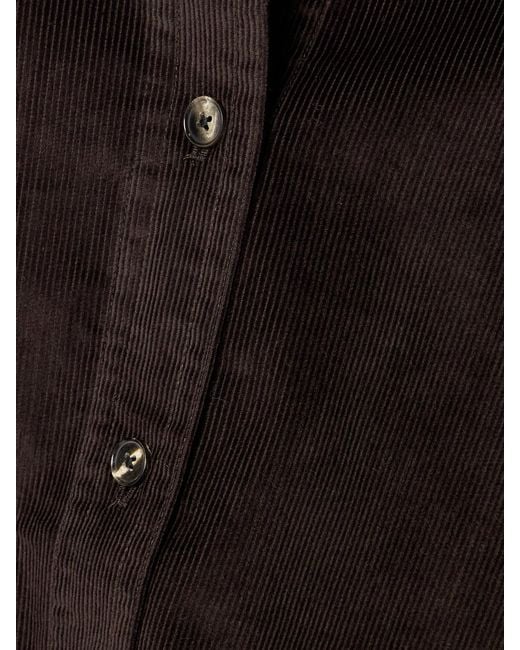 Co. Black Tton-Rduroy Shirt