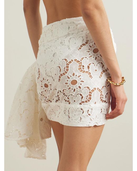 Farm Rio Natural Broderie Anglaise Cotton Pareo