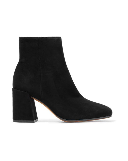 vince black suede boots