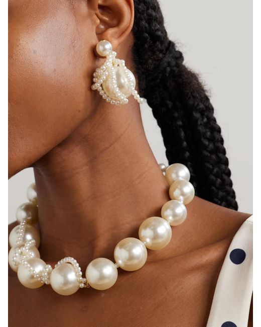 Completedworks Natural Plated Pearl-Like Necklace