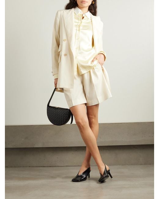 Max Mara Natural Elegia Doppelreihiger Blazer Aus Wolle