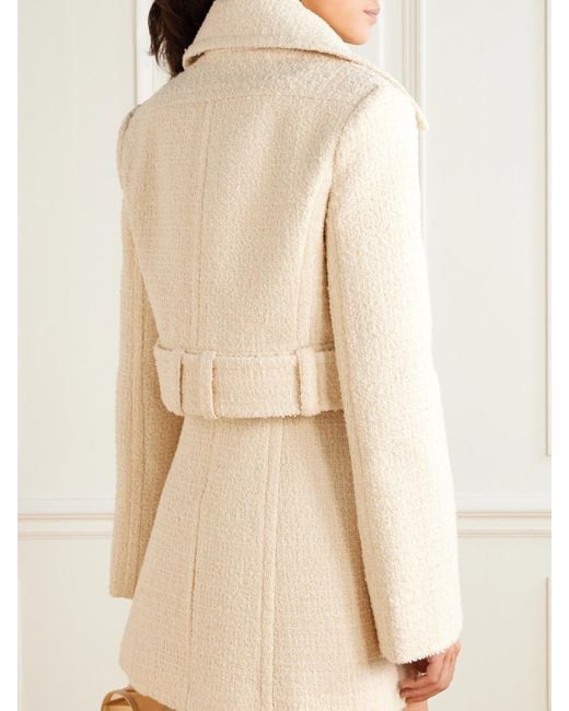 Patou Natural Jacke Aus Tweed Aus Einer Wollmischung Mit Applikation Und Gürtel