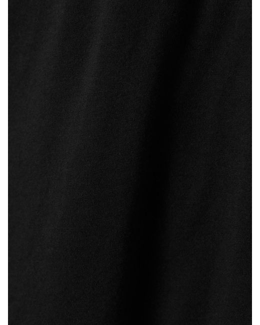 Nili Lotan Black Lana Cotton-Jersey T-Shirt