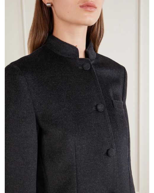 LIBEROWE Black Alexander Brushed Wool And Cashmere-Blend Blazer