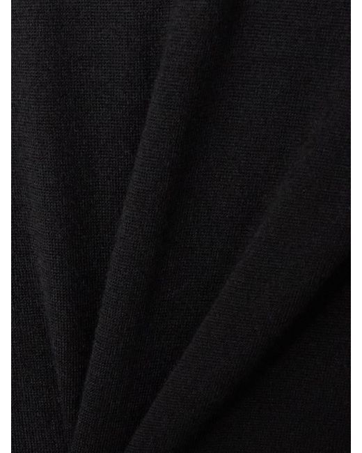 Leset Black James Wool Turtleneck Sweater