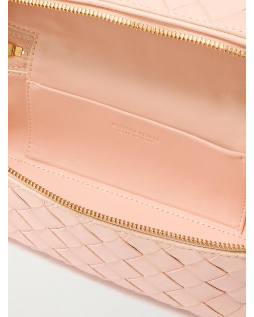 Bottega Veneta Pink Bang Bang Vanity Tote Aus Intrecciato-Leder