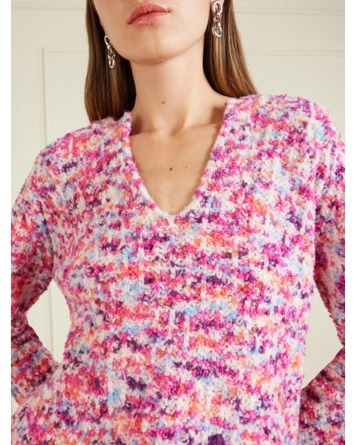 Sanderlak Pink Wool-Blend Sweater