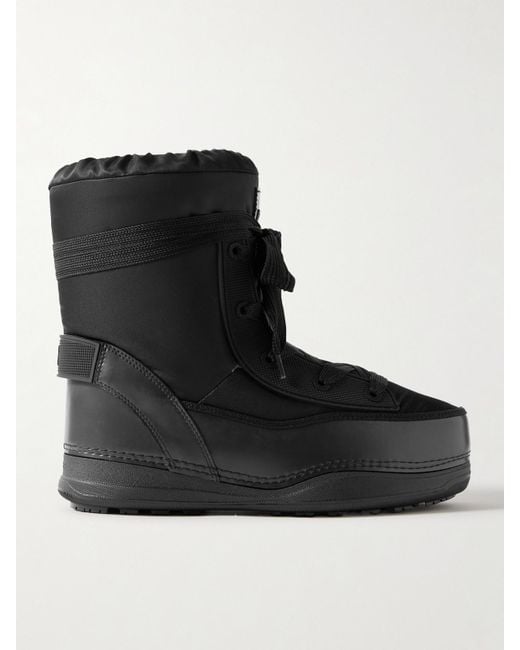 Bogner Black La Plagne 13 Schneestiefel Aus Shell Mit Lederbesätzen