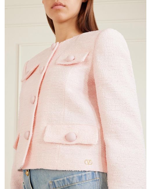 Valentino Garavani Pink Tweed Jacket