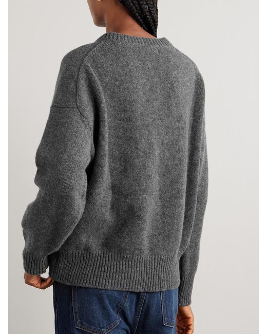 Pull En Laine Balla &Daughter en coloris Gray