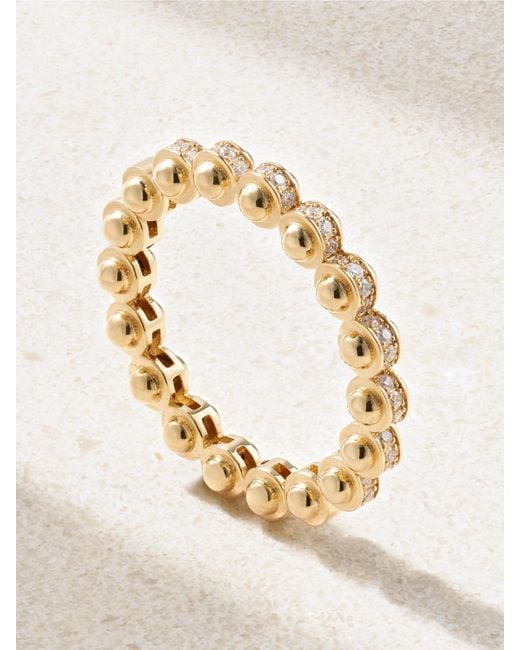 L'Atelier Nawbar Metallic The Atom 18-Karat Diamond Ring