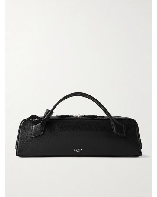 Sac À Main En Cuir Texturé Le Teckel Alaïa en coloris Black