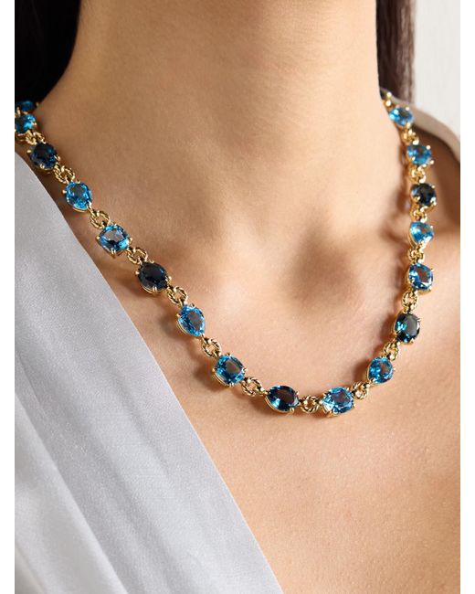 David Yurman Natural Marbella Kette Aus 18 Karat Mit Topasen
