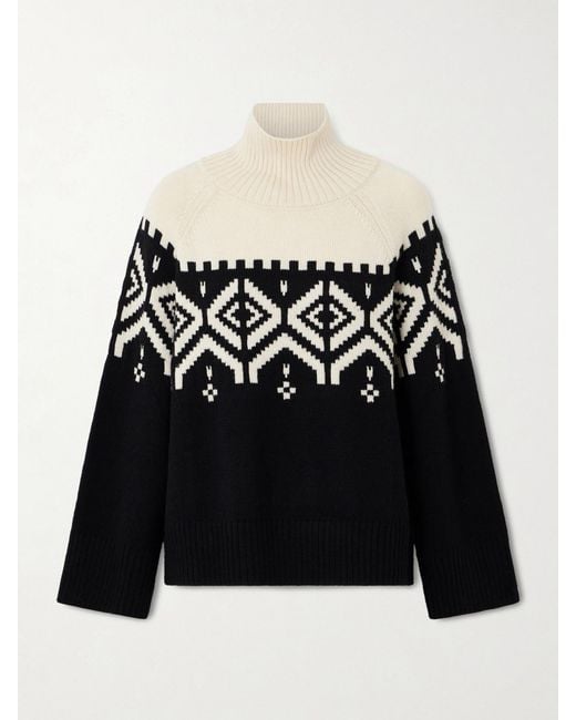Altuzarra Black Hamilton Wool Rollneck Sweater