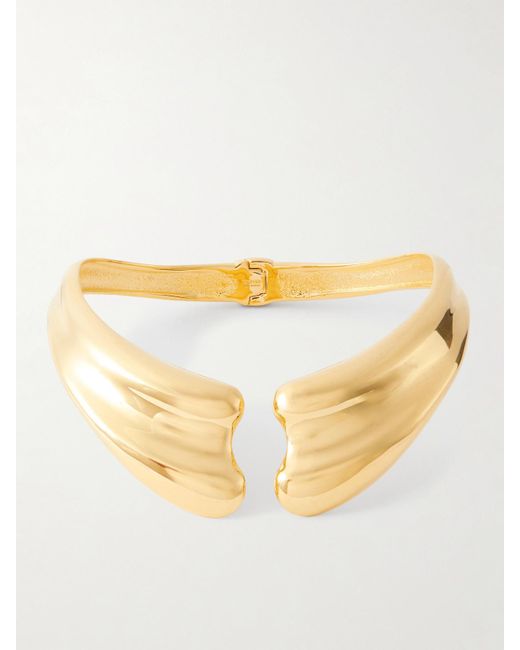 Tom Ford Metallic Goldfarbener Choker