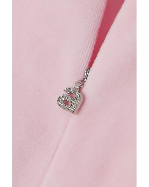 Alexander Wang Pink Schlaghose Aus Velours Aus Stretch-Baumwolle