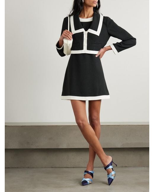 Rixo Black Selita Bouclé Jacket
