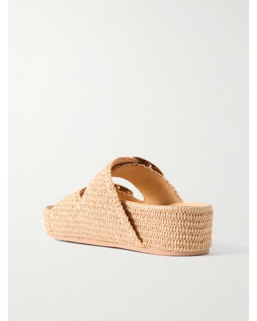 Loeffler Randall Natural Theo Raffia Sandals