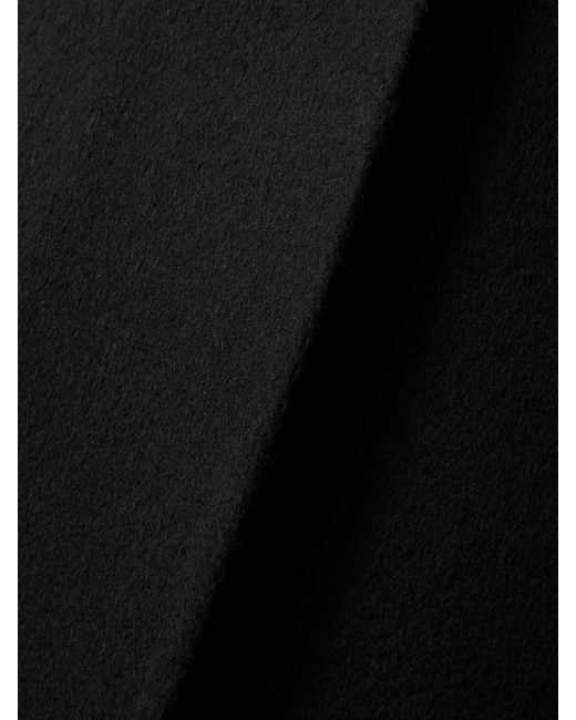 Manteau En Laine Et Cachemire Mélangés Signature Totême  en coloris Black