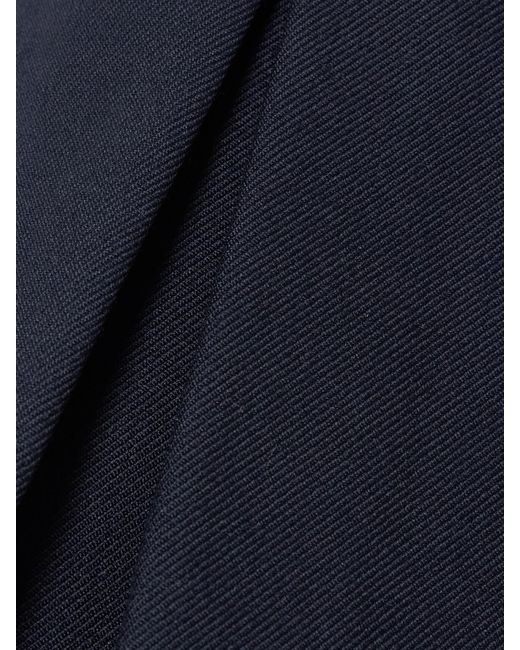 ShuShu/Tong Blue Wool-Blend Mini Skirt