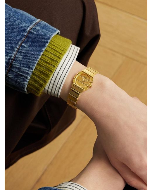 Stephanie Windsor Metallic Piaget Vintage 1980S Polo 24Mm 18-Karat Watch, Ref. No. 761C701 (Fits Up To 6.1' Wrist)