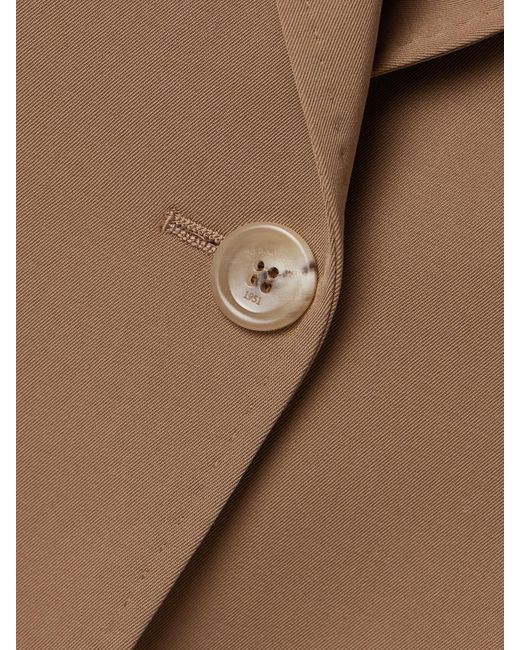 Max Mara Brown Wool-Twill Vest