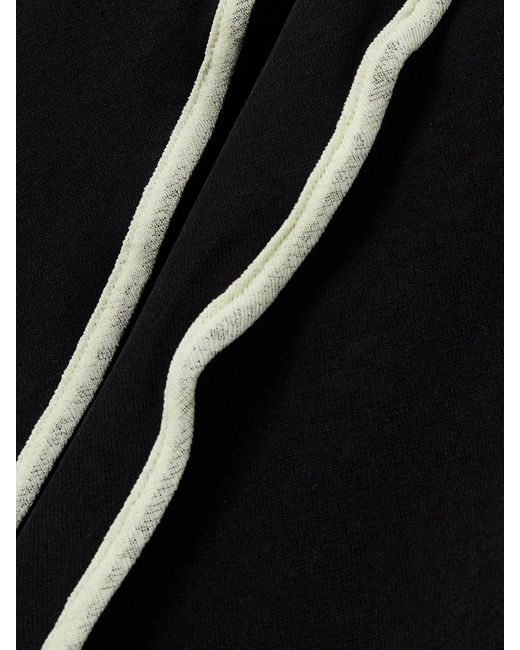 Nanushka Black Wanda Striped Recycled-Jersey Maxi Dress