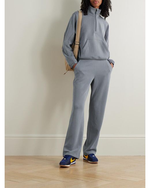 lululemon athletica Gray Hoch Sitzende Hose Mit Geradem Bein Aus Softstreme-Material