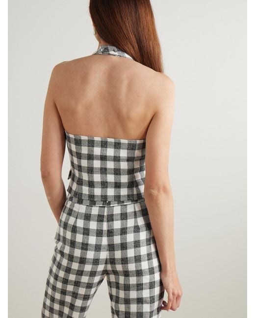 Haut En Coton Mélangé À Carreaux Vichy Prescott Cara Cara en coloris White