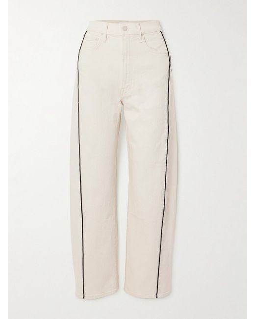 Mother Natural The Half Pipe High-Rise Barrel-Leg Jeans