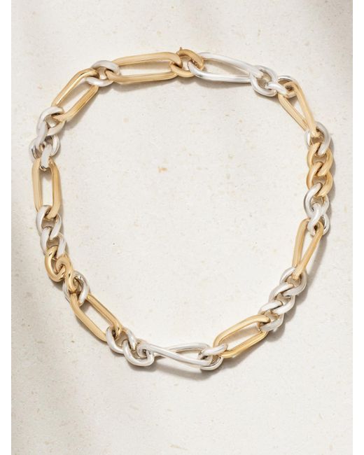 MAOR Natural 18-Karat And Sterling Choker