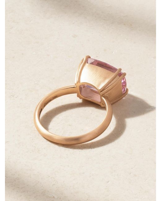 Irene Neuwirth Natural Gemmy Gem 18-Karat Rose Kunzite Ring