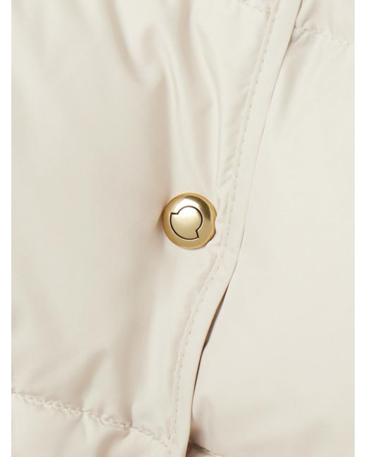 Moncler Natural Caramagne Quilted Shell Down Jacket