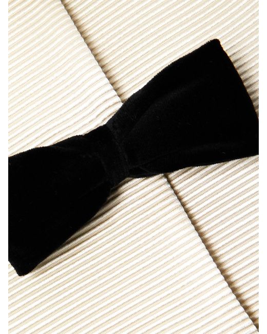 Valentino Garavani Black Bow-Embellished Ribbed Cotton-Blend And Wool And Silk-Blend Crepe Jacket