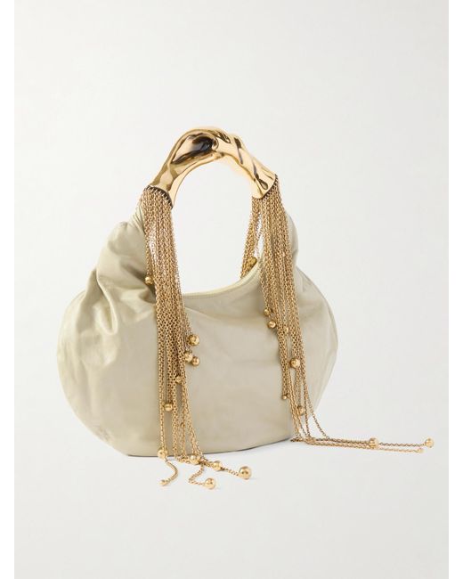 Sac À Main En Cuir À Ornements Twisted Shell Chloé en coloris Natural