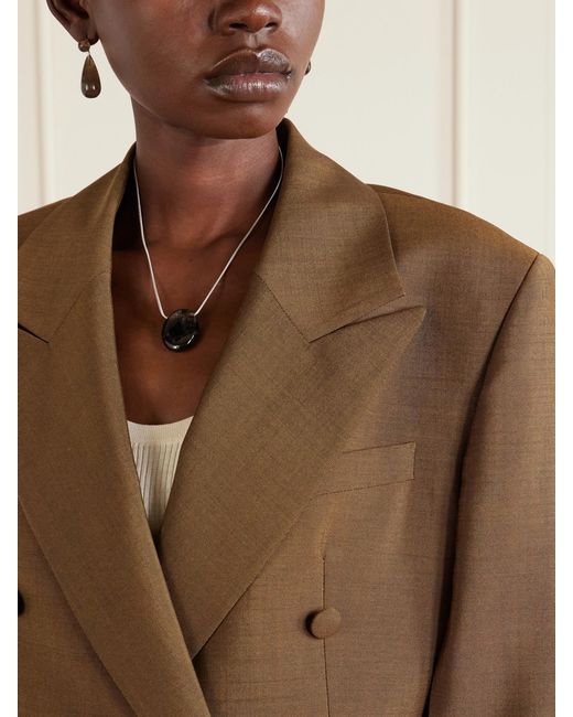 LIE STUDIO Natural The Lola And Quartz Earrings
