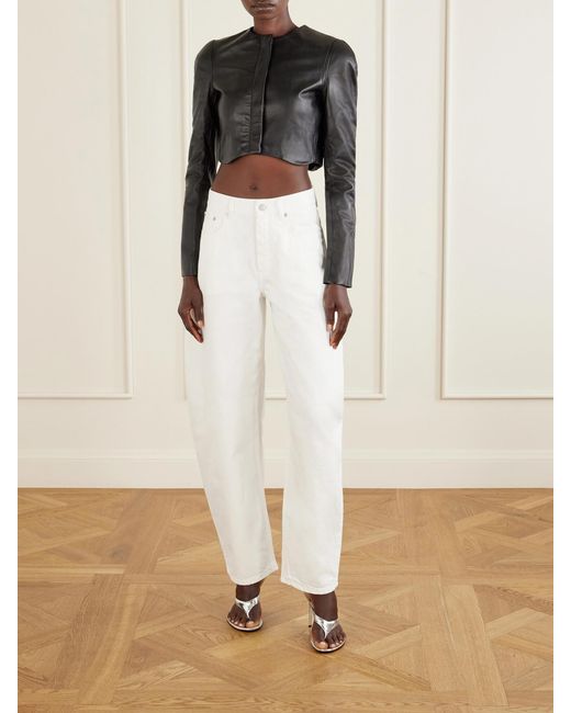 Alaïa Black Leather Biker Jacket