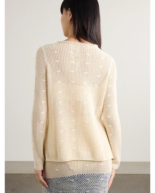 Escvdo Natural Litoral Oberteil Aus Baumwolle