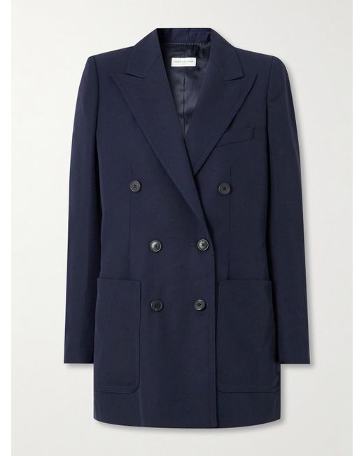 Blazer À Double Boutonnage En Serge Dries Van Noten en coloris Blue