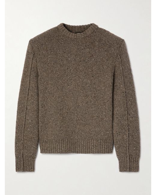 Bottega Veneta Brown Wool-Blend Sweater