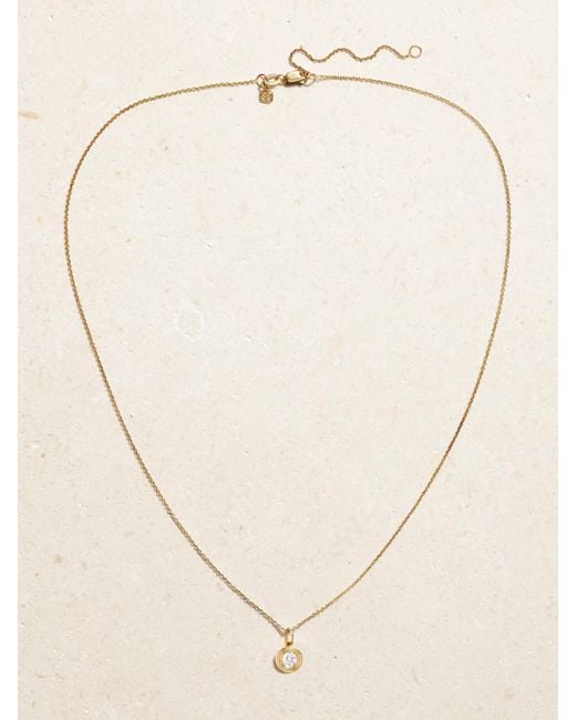 Sydney Evan Natural 14-Karat Diamond Necklace