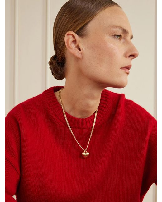 Roxanne Assoulin Natural Textured Heart-Tone Necklace