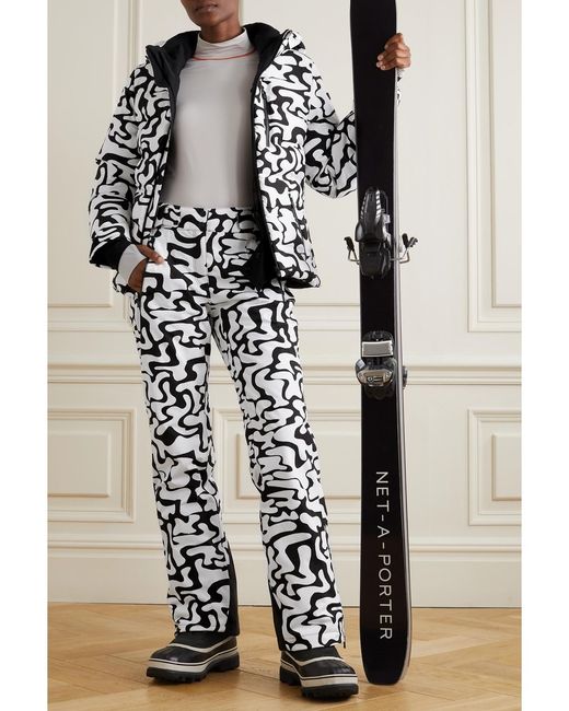 Aztech Mountain White Ed Curtis Team Aztech Printed Padded Ski Pants