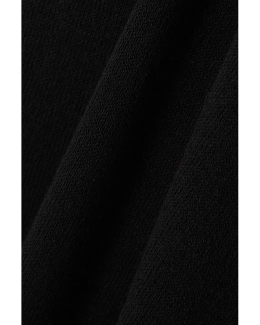 Robe Midi Asymétrique En Mailles Lina Frankie Shop en coloris Black