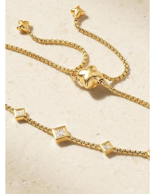David Yurman Natural Petite Modern Renaissance 18-Karat Diamond Bracelet
